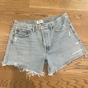Agolde Parker Long Jean Shorts